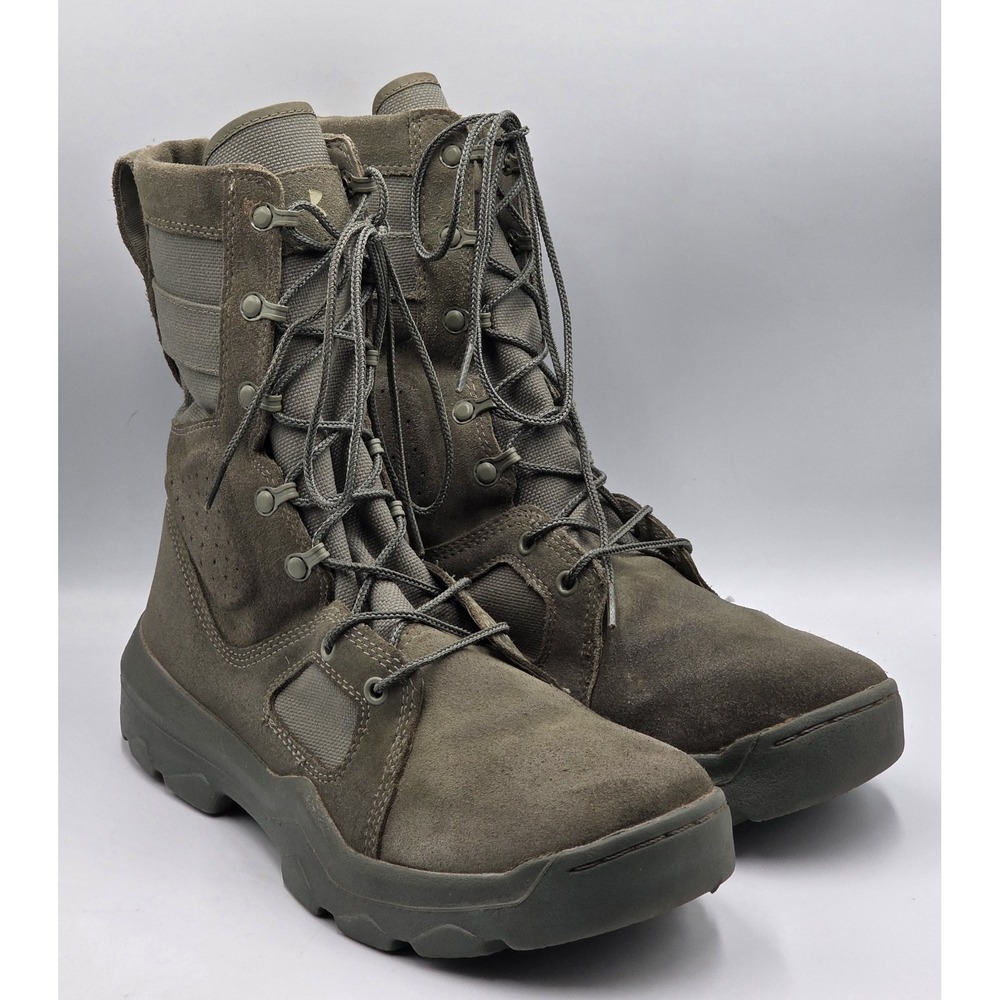 Under Armour FNP Tactical 8" Boots Mens 10.5 Sage AR670-1 Military Combat Hiking